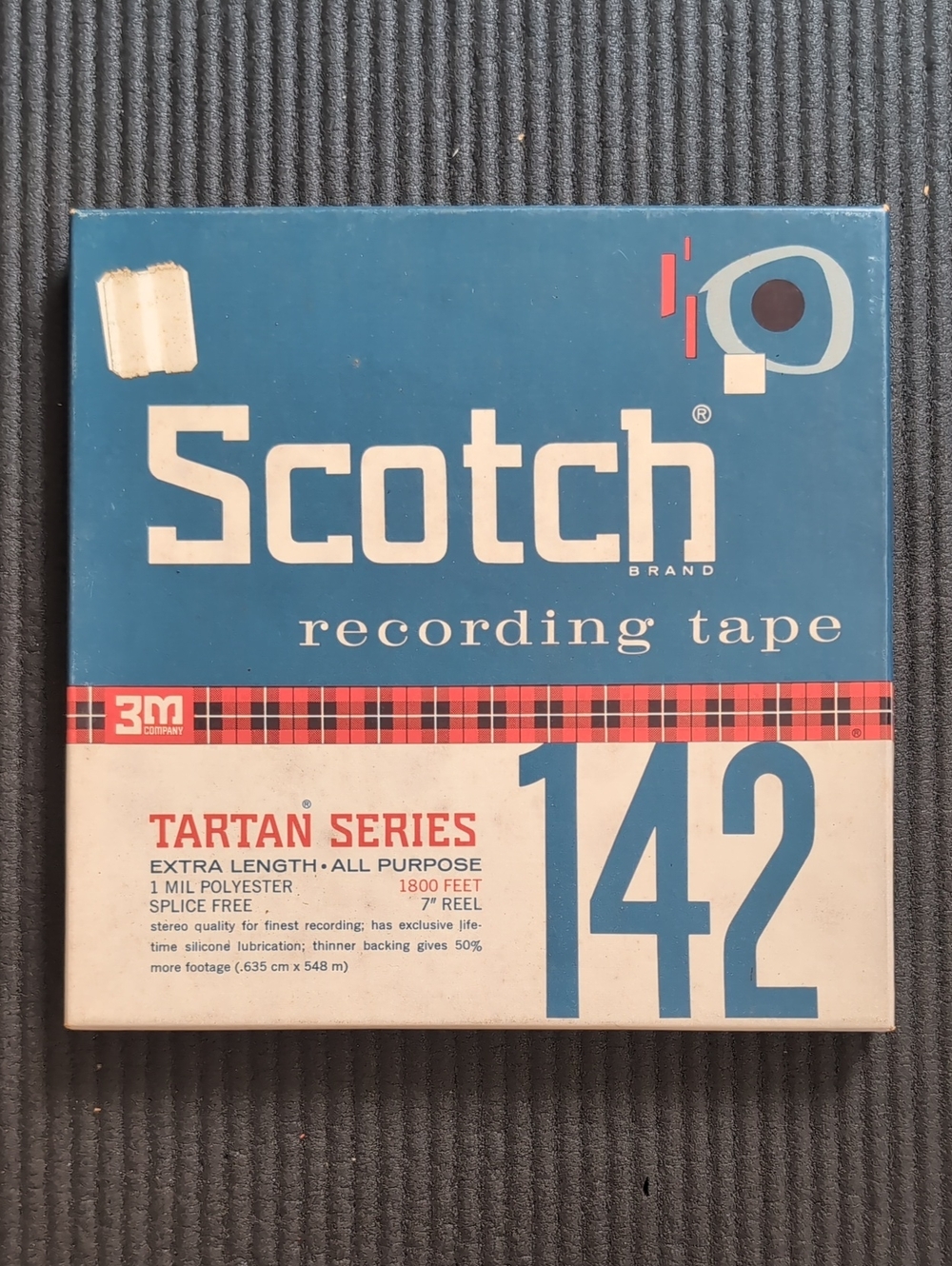 Scotch Tartan Series 142 Recording Tape - Blue & White Box - Unused*